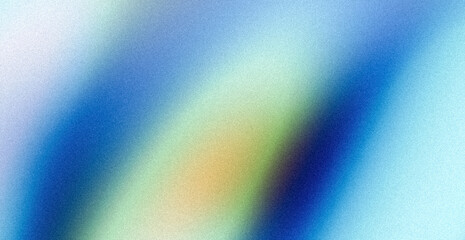 Abstract blu green color gradient abstract background with a subtle grainy texture, ideal for adding a vintage or grunge touch to designs
