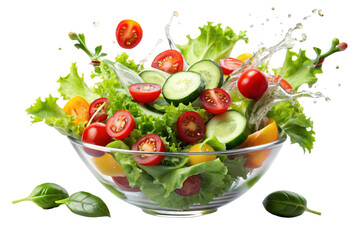 fresh salad with tomatoes