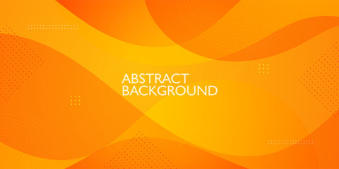 Abstract orange wave background with colorful bright gradient. Abstract geometric pattern simple background design for banner, brochure, presentation, and business card. Eps10 vector