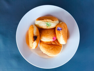 Bomboloni with various delicious flavors