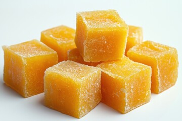 Orange Candied Fruit Cubes.