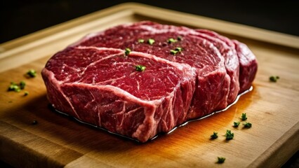 Obraz premium Savor the succulent steak experience