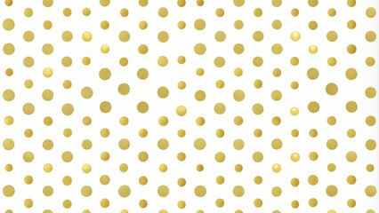Gold polka dots on a white background, gold, dots, shiny, elegant, luxury, background, texture, metallic, pattern