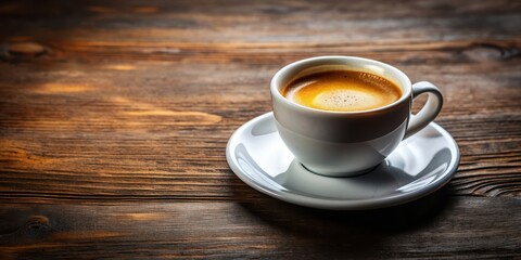 Obraz premium Cup of dense, hot, strong espresso with frothy crema , coffee, beverage, caffeine, espresso, hot, strong, aroma, refreshment
