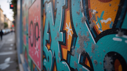 graffiti on the wall