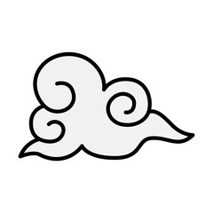 Chinese cloud icon
