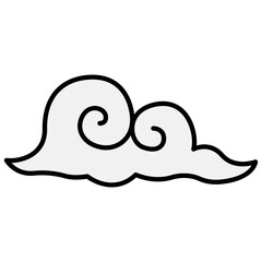 Chinese cloud icon