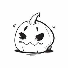 jack-o-lantern Doodle Line art