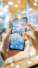 Augmented Reality Shopping Experience on Smartphone.