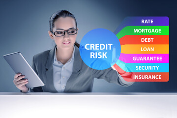 Credit risk concept in modern banking