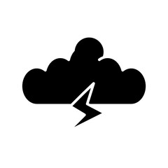 cloud glyph icon