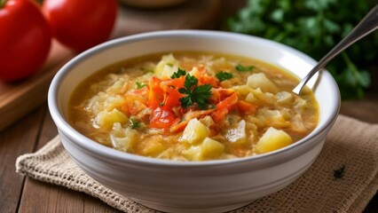  Warm up with a bowl of homemade vegetable soup
