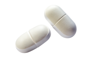 pills isolated on white background background