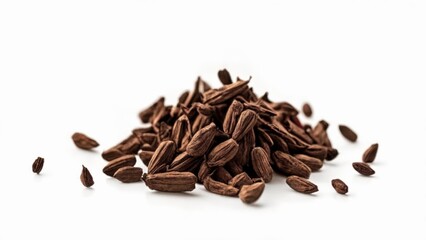  Aromatic cumin seeds in a pile