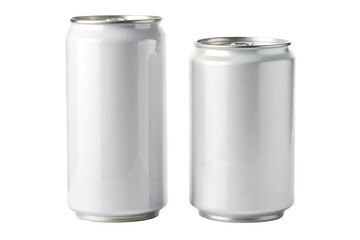 aluminum can isolated on white background