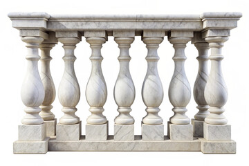 balustrades isolated on a white background 