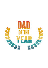 Dad of the year award vintage
