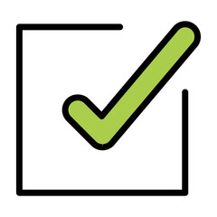 Selection, checklist, checkmark icon