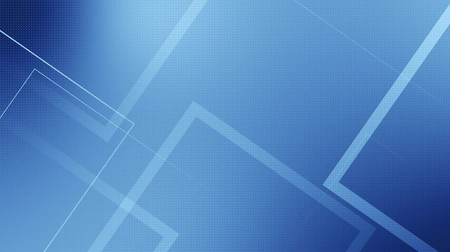 Light blue minimal motion design abstract geometric corporate background. Seamless loop animation. 4K
