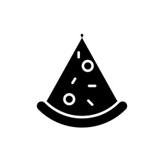 pizza glyph icon