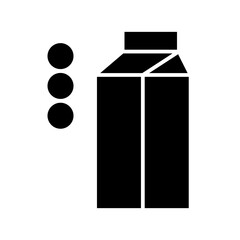 soy milk glyph icon