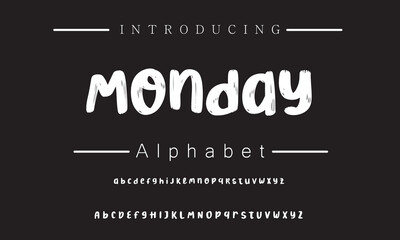 Obraz premium Sophisticated Brush Calligraphy Font for Elegant Invitations and Branding | Timeless Style for All Your Designs