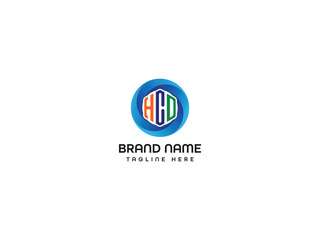 Monogram letter logo design