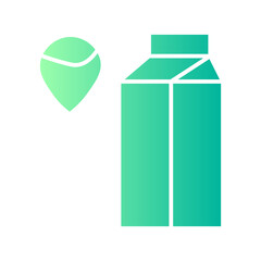 hazelnut milk gradient icon