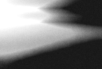 Abstract black and white gray grainy texture gradient background