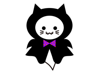ハロウィンかわいいおばけ猫
