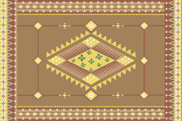 Native pattern American,oriental ethnic seamless pattern traditional background design for carpet,wallpaper,batik,fabric,Vector illustration embroidery style,Tribal Navajo,seamless vector for textile.