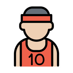 Athlete, sportsman icon