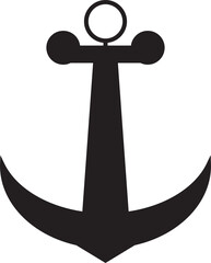 Anchor Glyph Icon