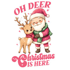 Cute Pink Christmas Sublimation