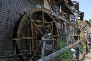 馬籠宿の街並み
