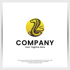 Obraz premium Cobra Snake Logo Modern is modern and unique logo concept with vibrant color
