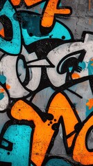 Colorful graffiti art