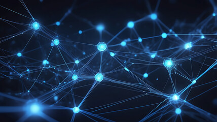 Abstract Digital Network, technology background