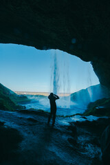 Fototapeta premium アイスランドのセリャラントスフォス