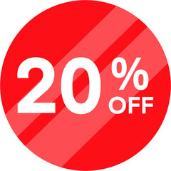 Red circle tag 10-50 percent off for marketing. 10 percent off red circle stickers. Set Sale tags. Special offer discount tag. Online shopping elements 
