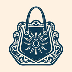 Obraz premium Elegant ladies bag vector illustration