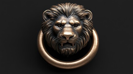 Lion Head Door Knocker