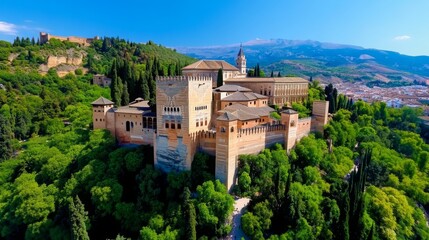 Alhambra Fortress in Spain 