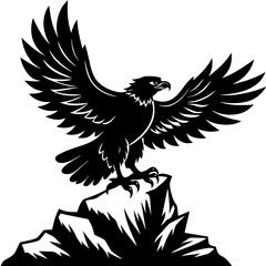 Scorpion Silhouette with Curled Tail Ready to Strike Vector Art