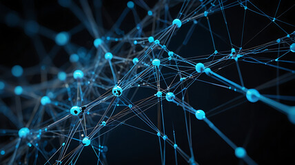 Abstract Digital Network, technology background