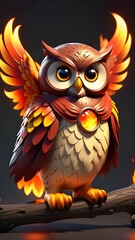 Obraz premium owl in the night