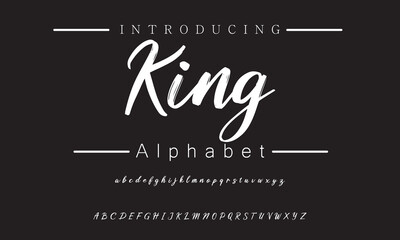 Timeless Brush Script Font for Elegant Branding and Invitations | Unique Style for Creative Projects