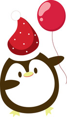 penguin christmas mascot