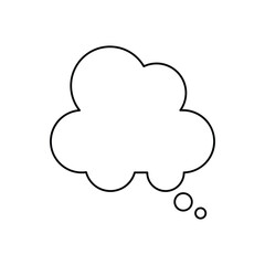 speech bubble vector image loud, speech, bubble, illustration, icon, vector, symbol, design, thought, web, message, sign, cartoon, sky, communication, weather, think, blank, 3d, balloon, rain, shape, 