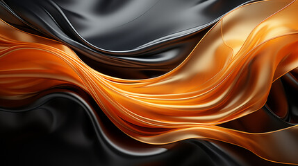 Metallic smoke in shades of silver, gold, and bronze, swirling with a glossy, reflective finish, creating a luxurious and modern background, perfect for high-end designs
